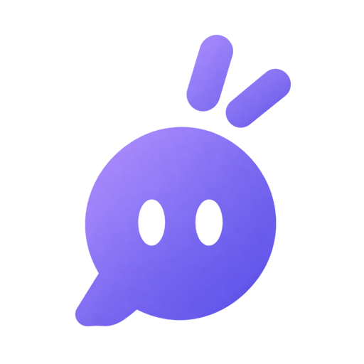 紫色のキャラボ読み上げBotのアイコン